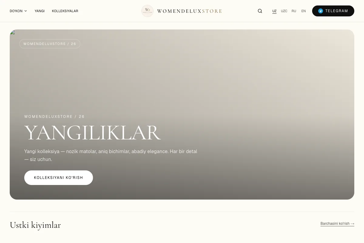 Womendeluxstore onlayn do'koni